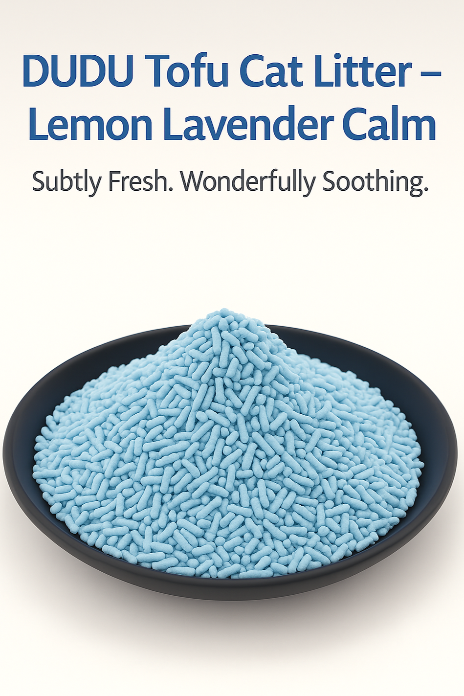 DUDU Tofu Cat Litter ā Lemon Lavender Calm