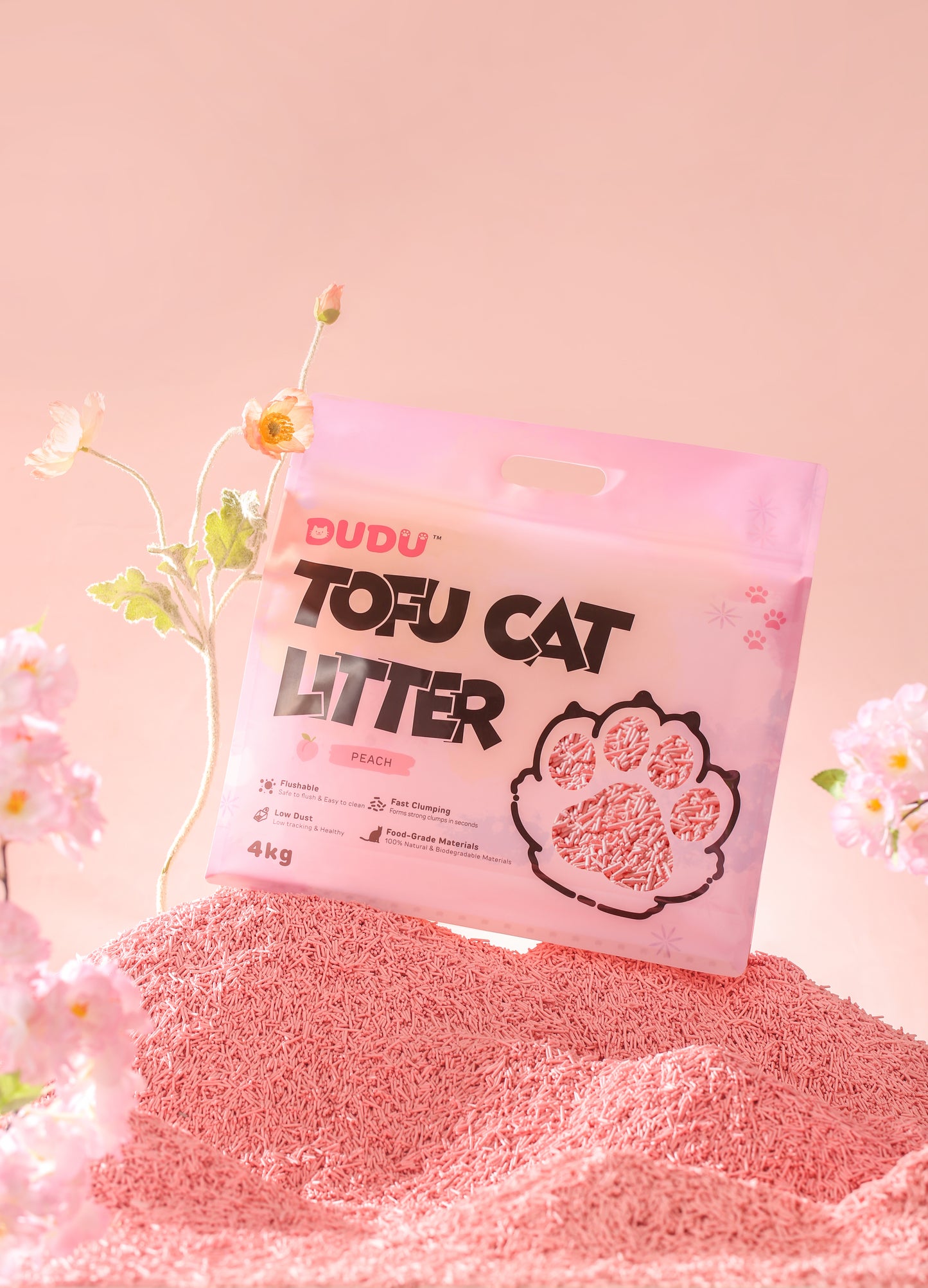 DUDU TOFU CAT LITTER – Peach