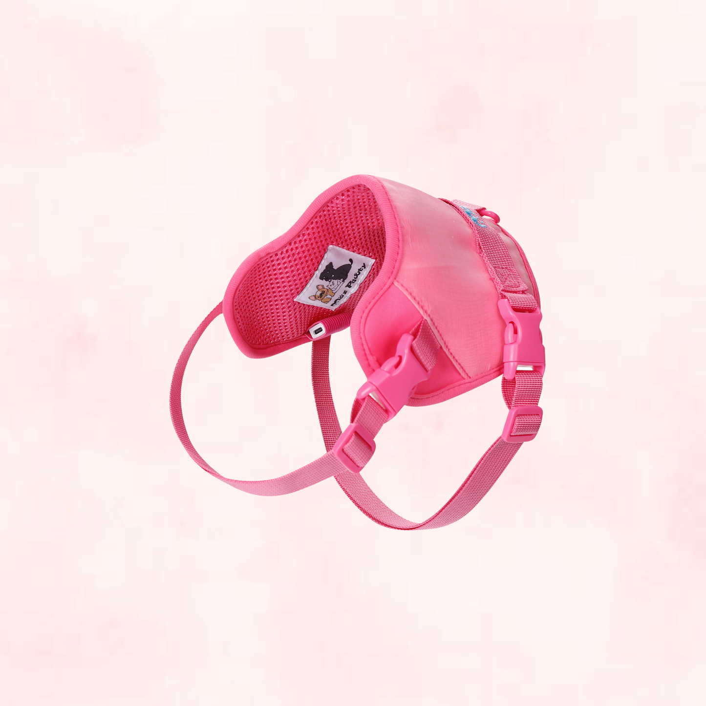 MOZ PAWTY · BEACON SevenGlow Harness – 7 Colors · 11 Light Modes | LED Fiber-Optic Dog Harness