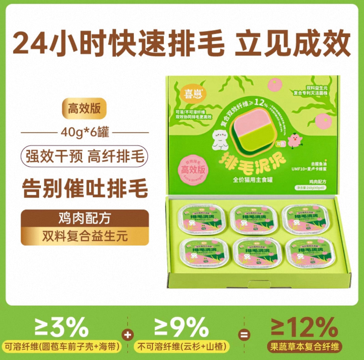 [Xizai] Hairball Mousse Cat Wet Food