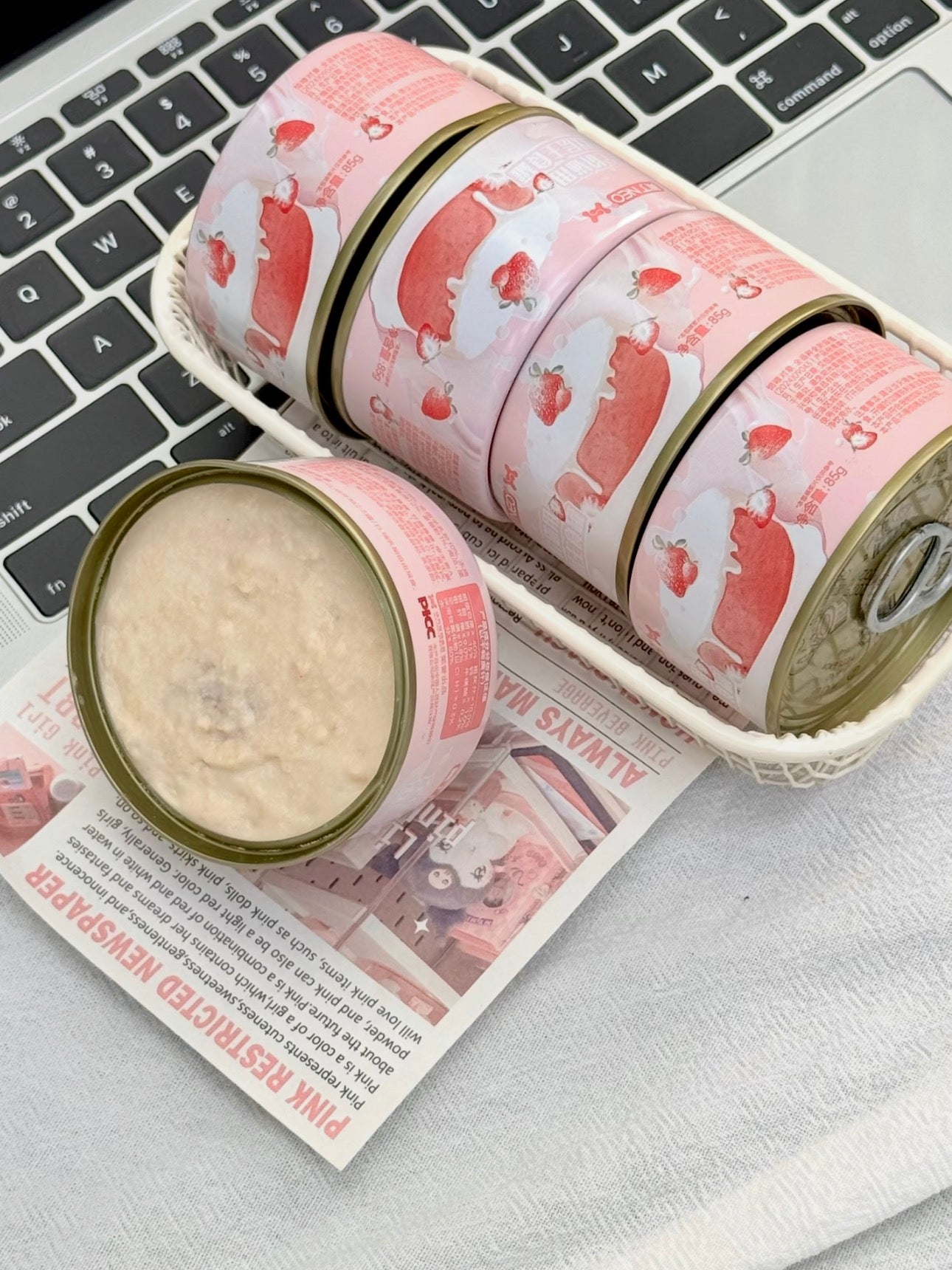 [ODIN] Chicken Strawberry Boba Cat Wet Food Can
