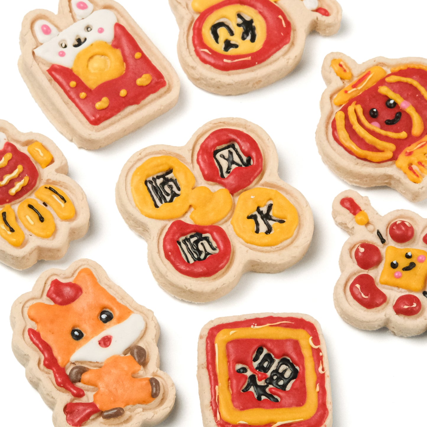 [DUDU Handcrafted] Lucky Blessed Milk Cookies 马年新春限定🧧