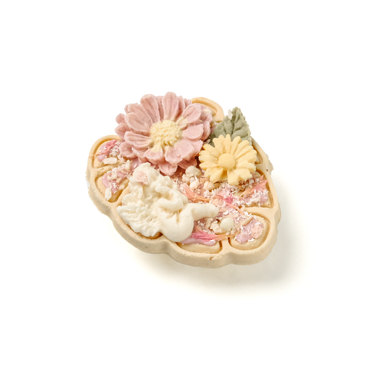 [DUDU Handcrafted] Monstera Glazed Biscuit