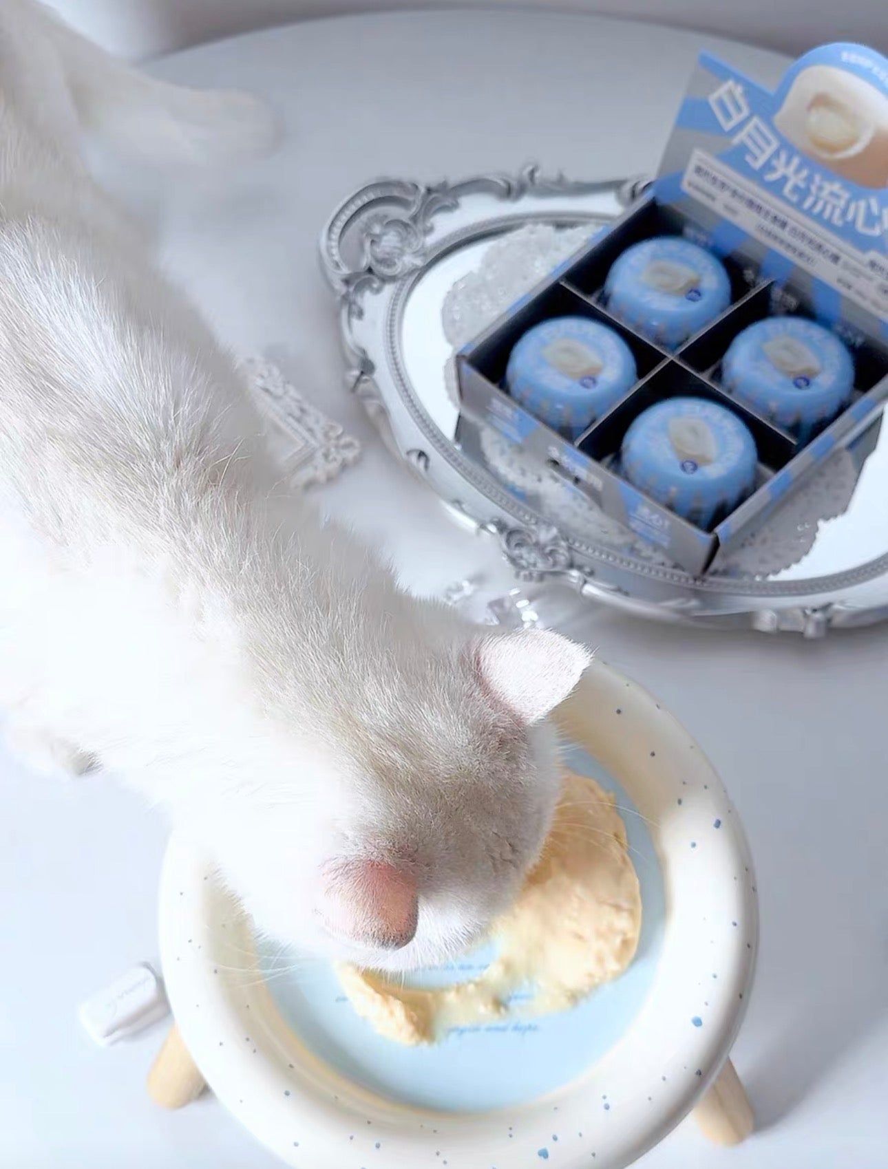 [FurryTail] White-Feather Chicken & Goat Colostrum Lava Cake Cat Wet Food
