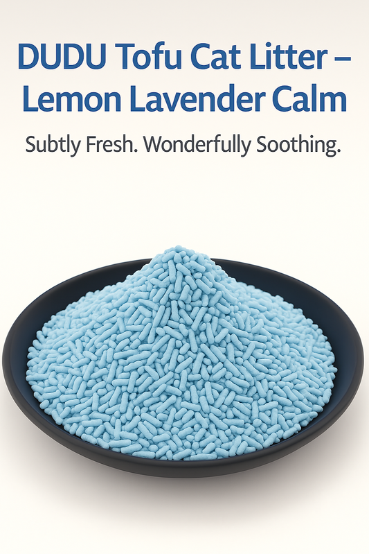 DUDU Tofu Cat Litter – Lemon Lavender Calm