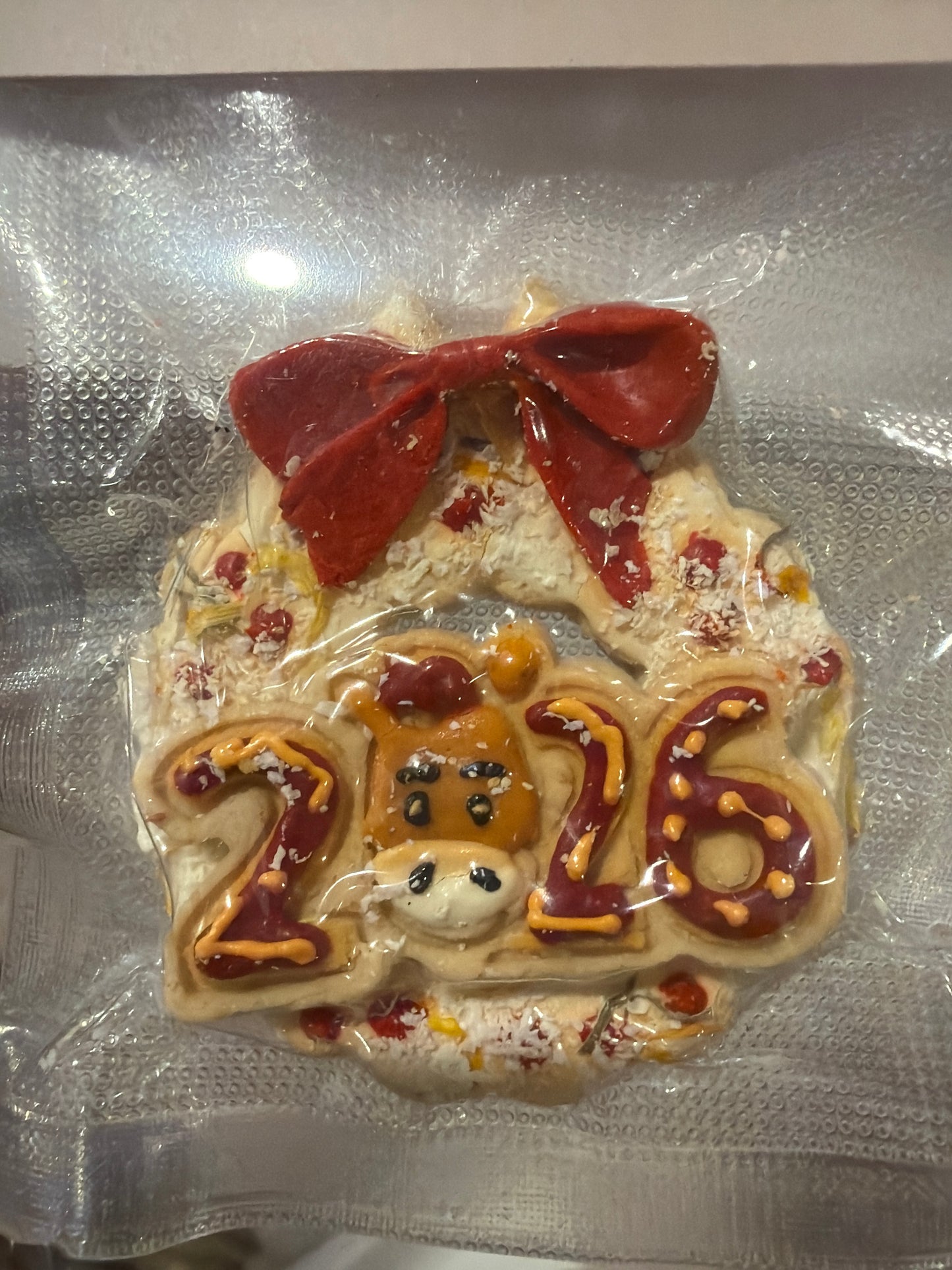 [DUDU Handcrafted] Lucky Blessed Milk Cookies 马年新春花环淋面曲奇🧧