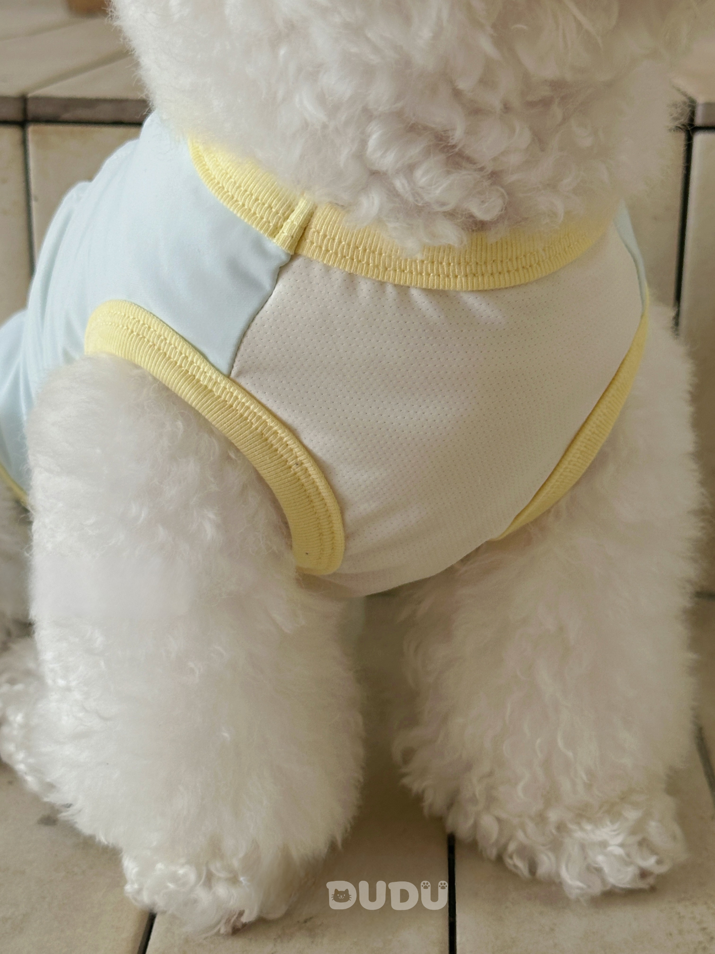 【DUDU Handcrafted】Summer Icecream Breeze · Cooling UV-Resistant Pet Tank