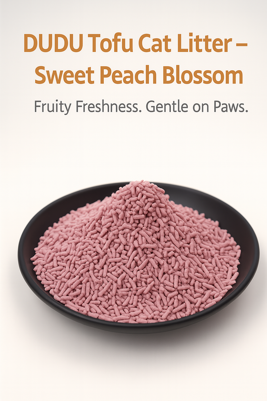 DUDU Tofu Cat Litter – Sweet Peach Blossom